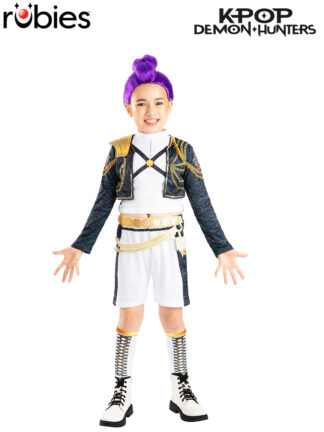 K-POP RUMI GOLD DELUXE COSTUME, CHILD