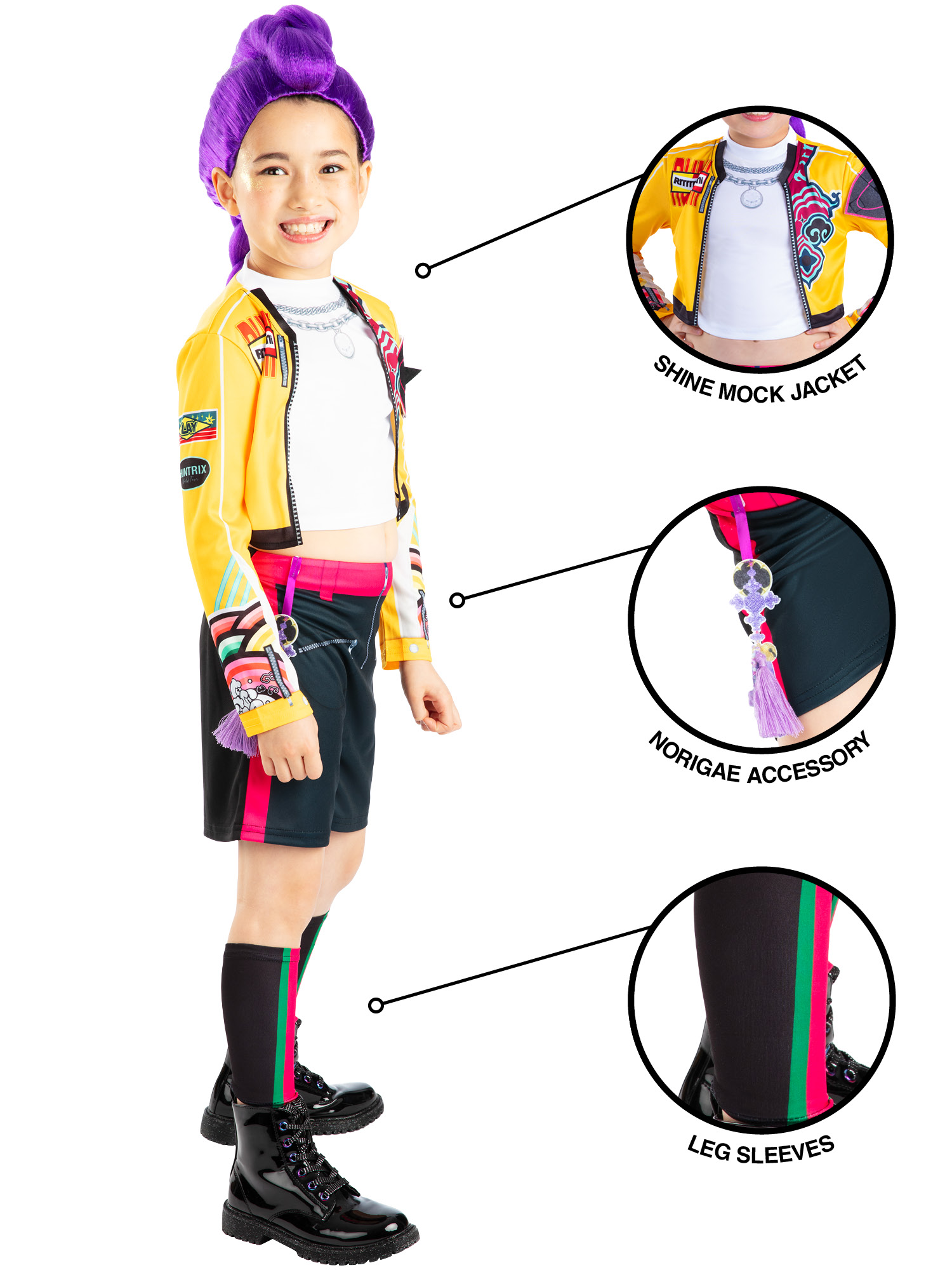 K-POP RUMI CORE COSTUME, CHILD - Image 9