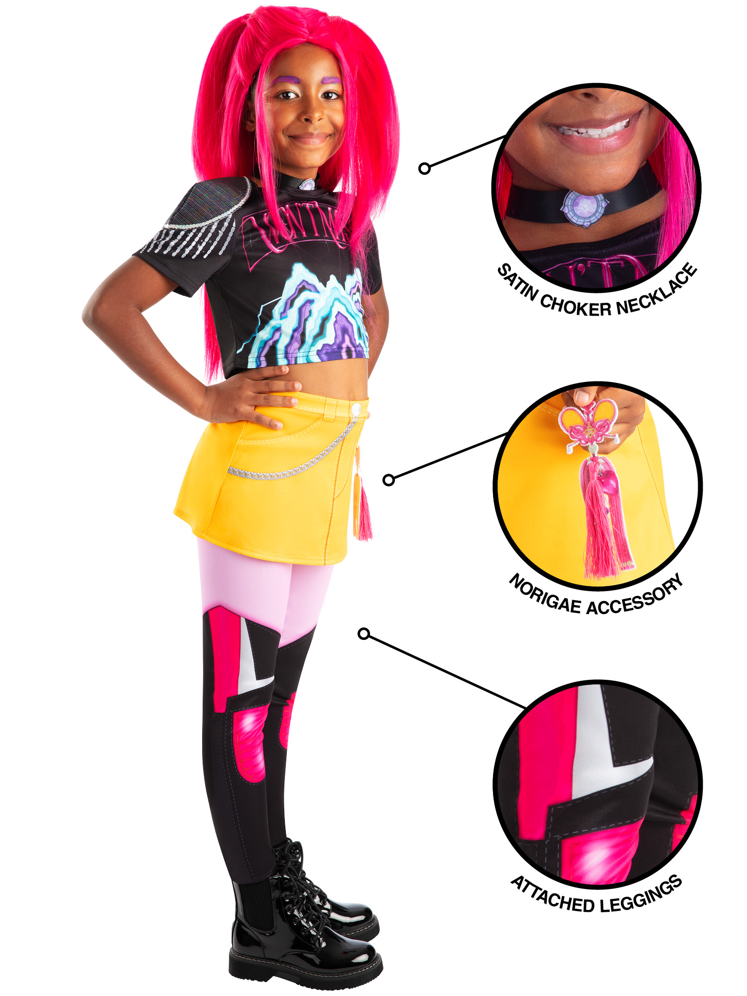 K-POP DEMON HUNTERS MIRA COSTUME, CHILD - Image 8