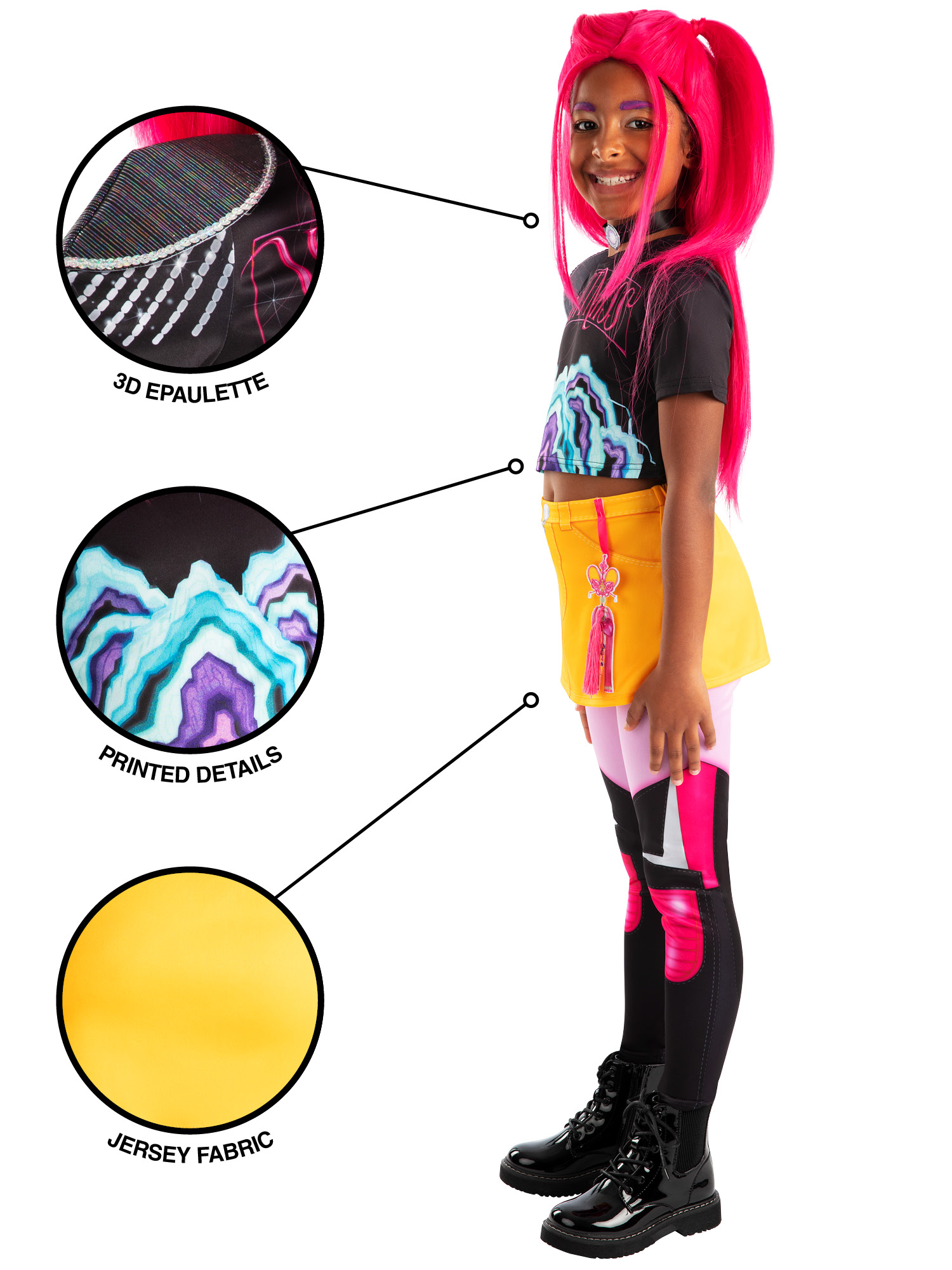 K-POP DEMON HUNTERS MIRA COSTUME, CHILD - Image 9
