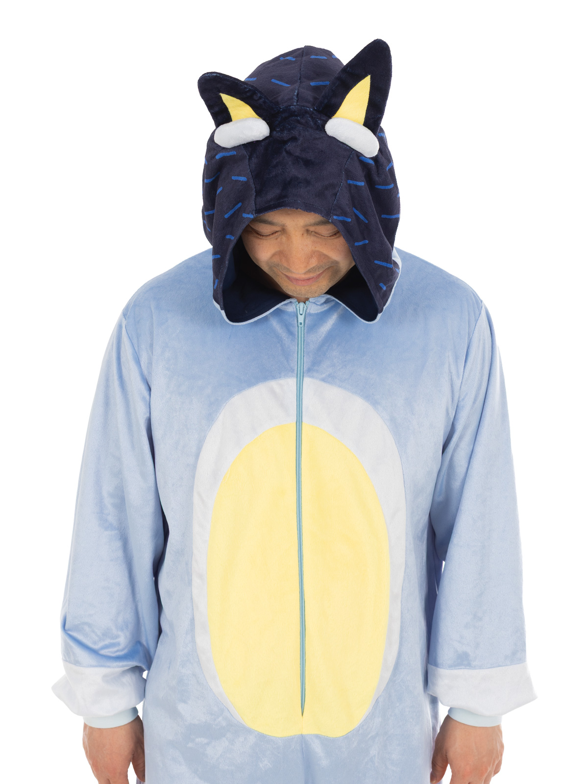 BLUEY BANDIT 'DAD' ONESIE COSTUME, ADULT - Image 4