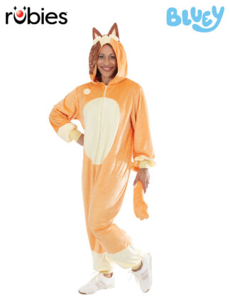 BLUEY CHILLI ONESIE COSTUME, ADULT