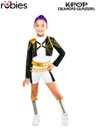 K-POP RUMI GOLD HYBRID COSTUME, CHILD