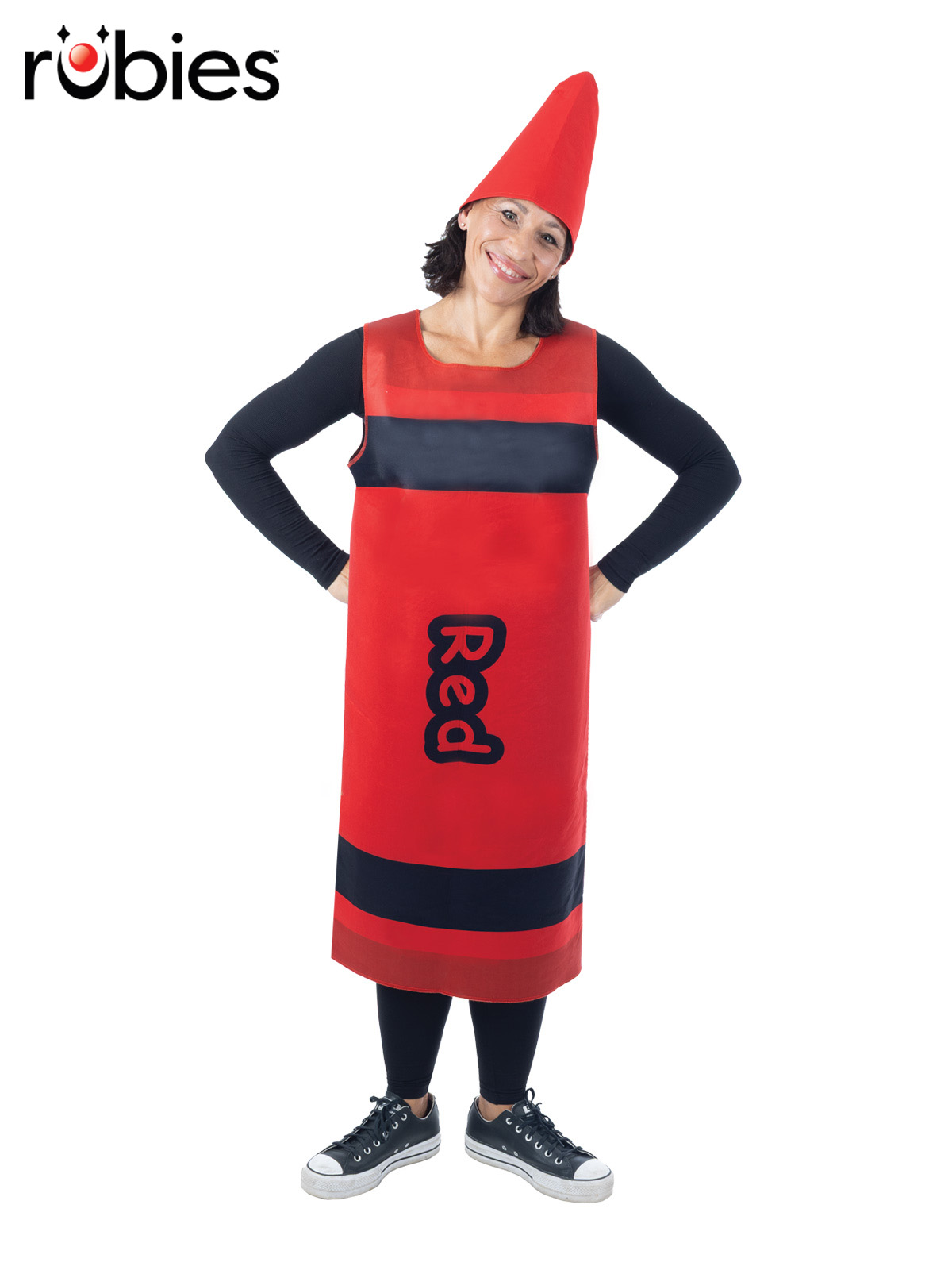RED CRAYON ADULT TABARD COSTUME - ONE SIZE