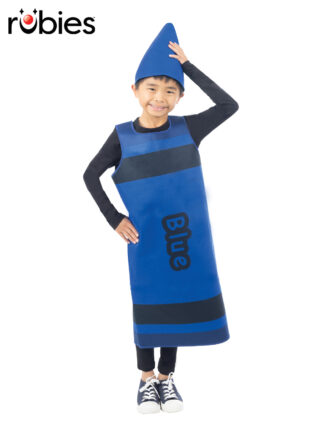 BLUE CRAYON CHILD TABARD COSTUME - ONE SIZE