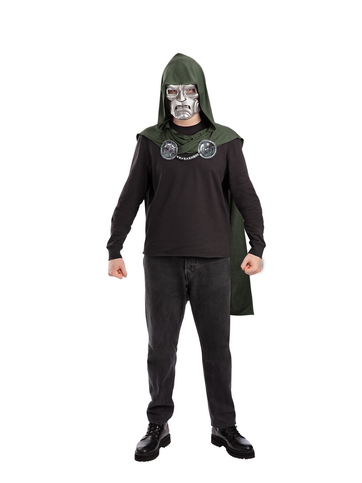 DR DOOM CAPE & MASK SET - ADULT - Image 3