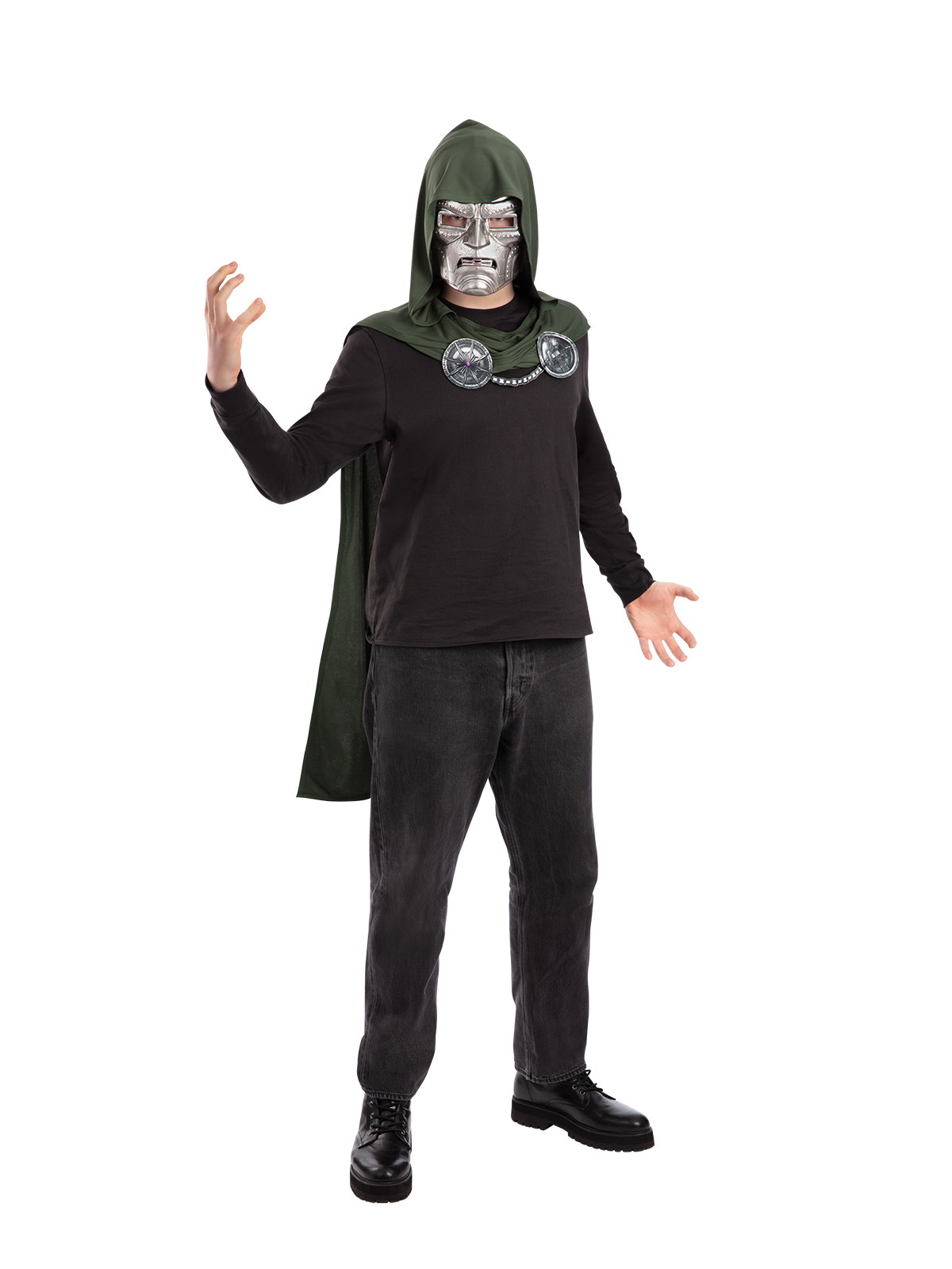 DR DOOM CAPE & MASK SET - ADULT - Image 2