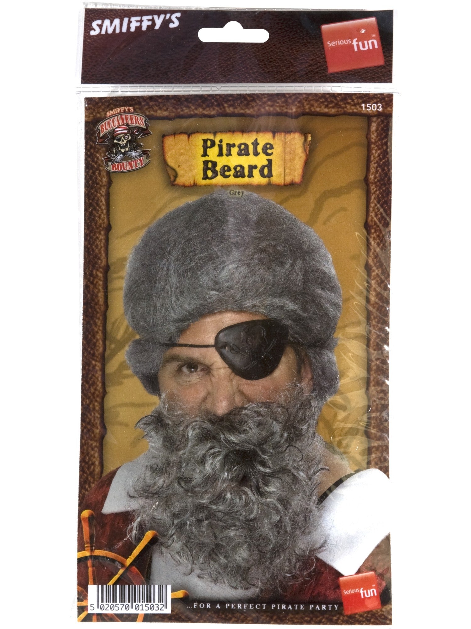 PIRATE DELUXE BEARD, ADULT - Image 2