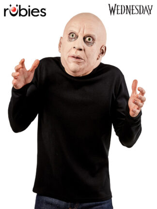 UNCLE FESTER OVERHEAD MASK - (WEDNESDAY NETFLIX)