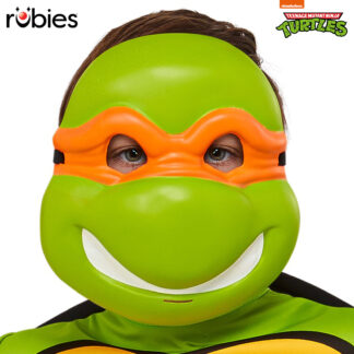 TMNT MICHELANGELO 1/2 MASK - CHILD
