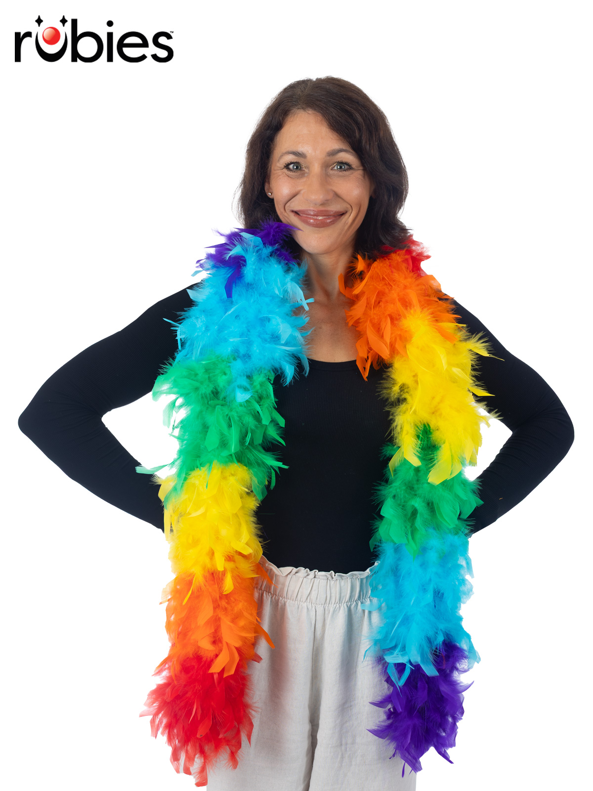 RAINBOW FEATHER BOA