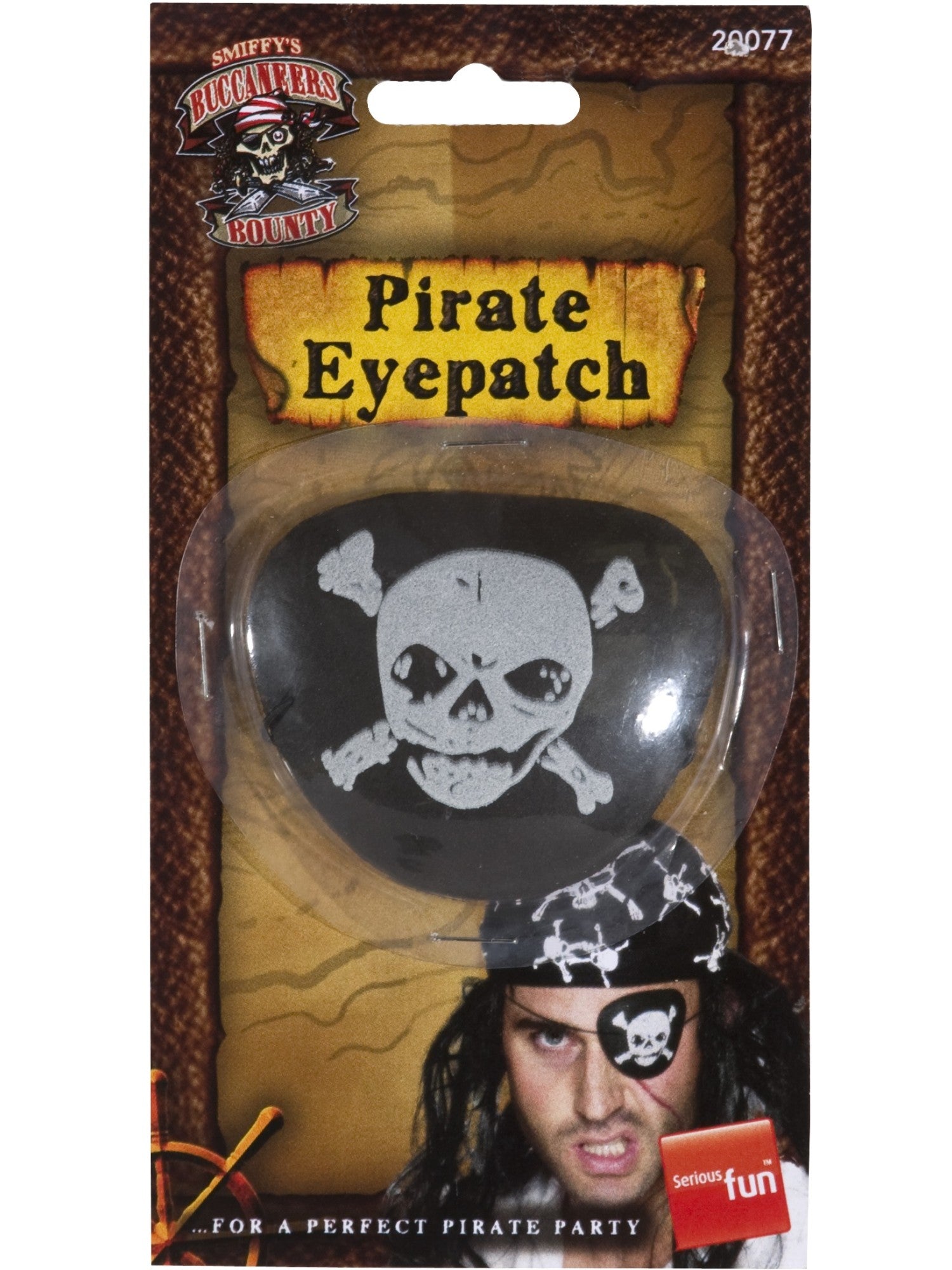 PIRATE DELUXE EYEPATCH, ADULT - Image 2