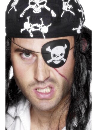 PIRATE DELUXE EYEPATCH, ADULT