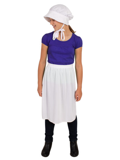 HISTORICAL BONNET AND APRON SET, CHILD - Image 2