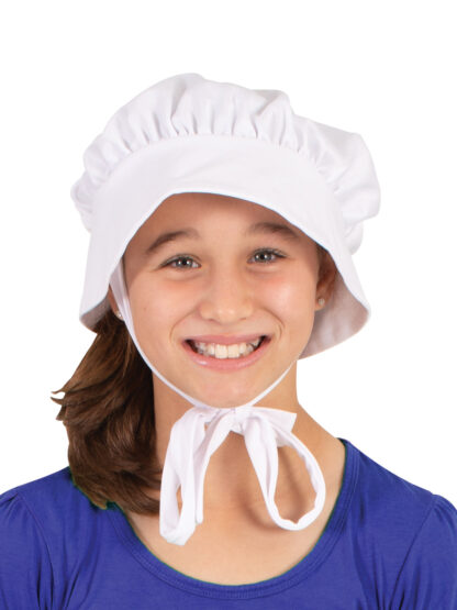 HISTORICAL BONNET AND APRON SET, CHILD - Image 3
