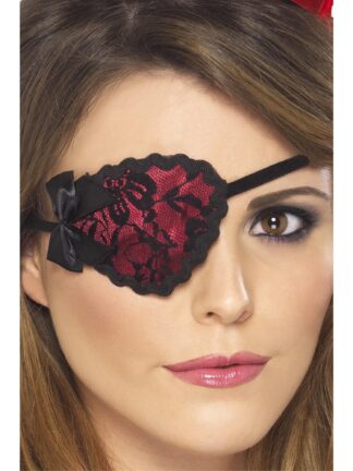 PIRATE RED EYEPATCH, ADULT