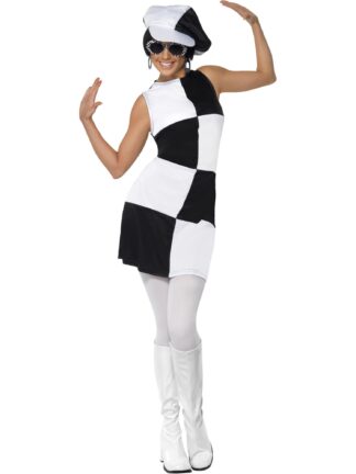 60S PARTY GIRL COSTUME, ADULT