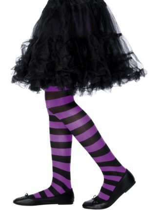 TIGHTS - PURPLE & BLACK, CHILD