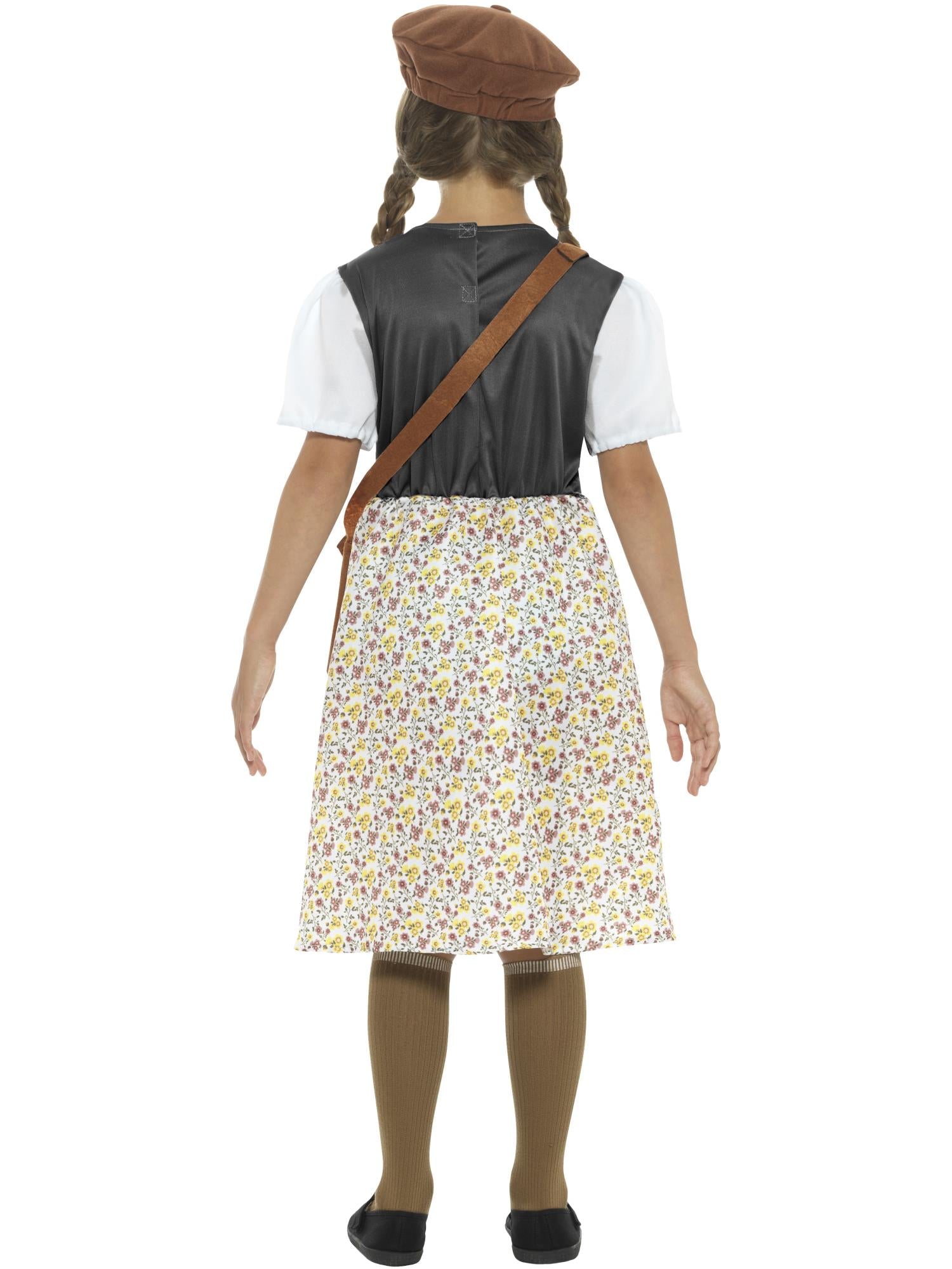 EVACUEE SCHOOL GIRL COSTUME, CHILD - Image 3