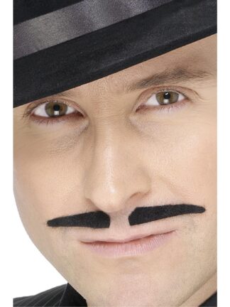 BLACK SPIV MOUSTACHE, ADULT