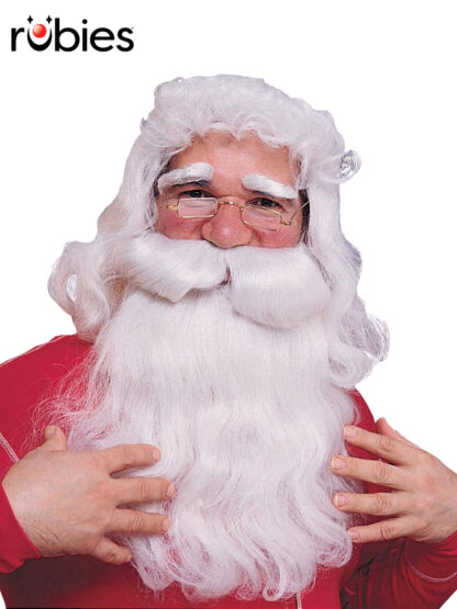 SANTA BEARD & WIG SET - ADULT
