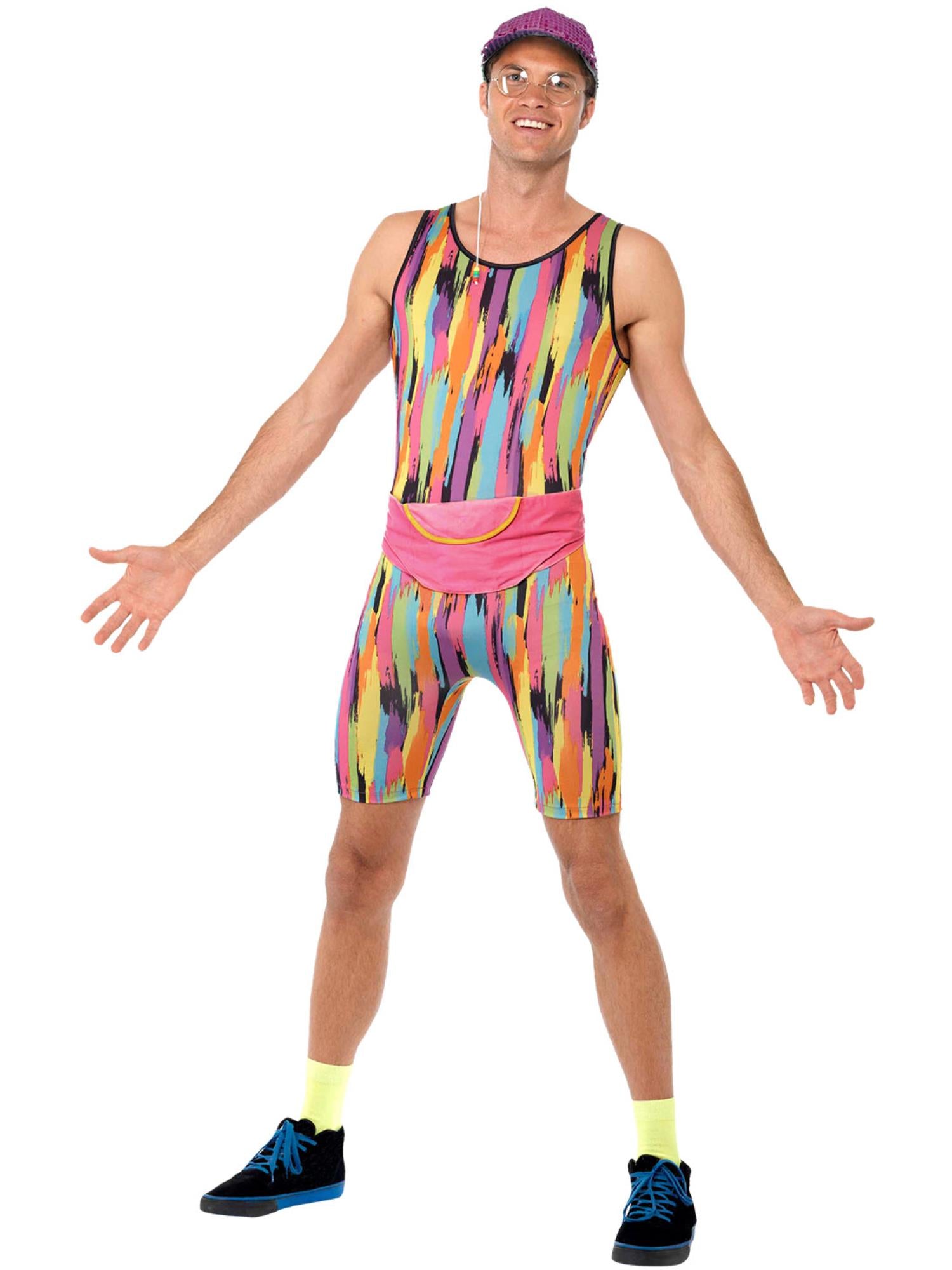 AEROBICS INSTRUCTOR MENS COSTUME, ADULT - Image 4