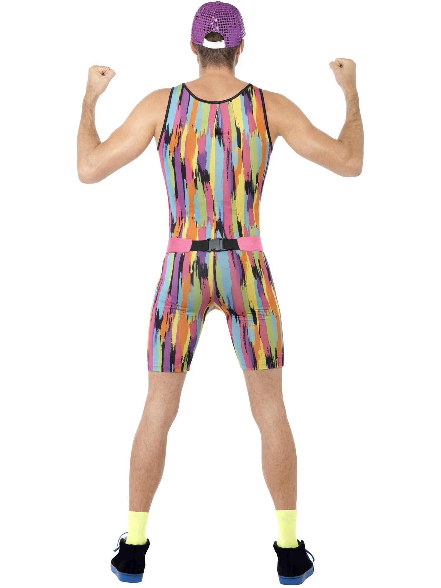 AEROBICS INSTRUCTOR MENS COSTUME, ADULT - Image 3
