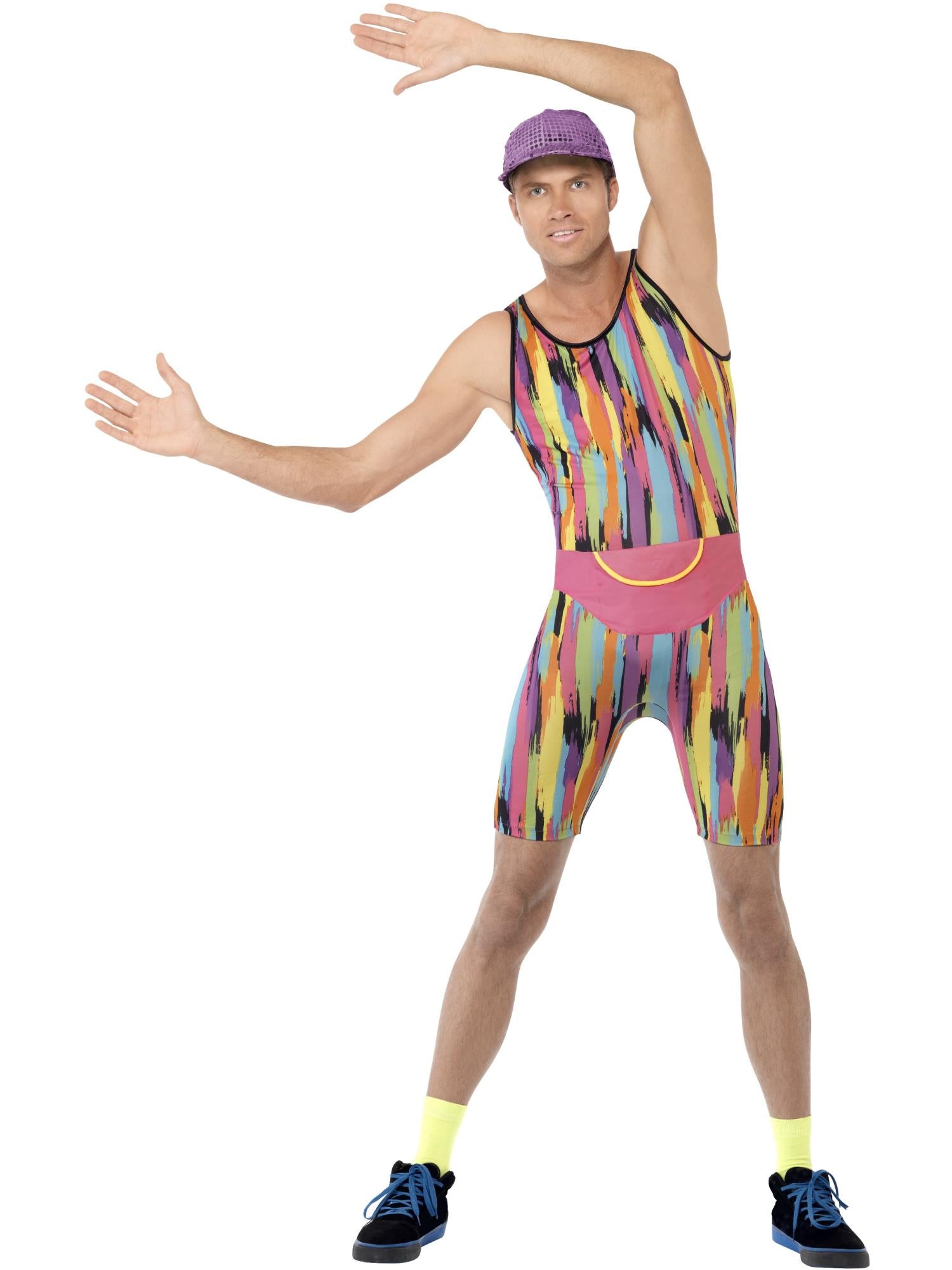 AEROBICS INSTRUCTOR MENS COSTUME, ADULT