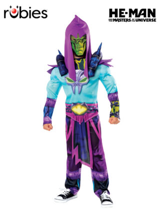 HE-MAN MASTERS OF THE UNIVERSE SKELETOR DLX COSTUME, CHILD