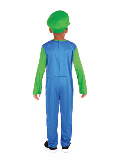 GREEN PLUMBER BOY COSTUME, CHILD - Image 3