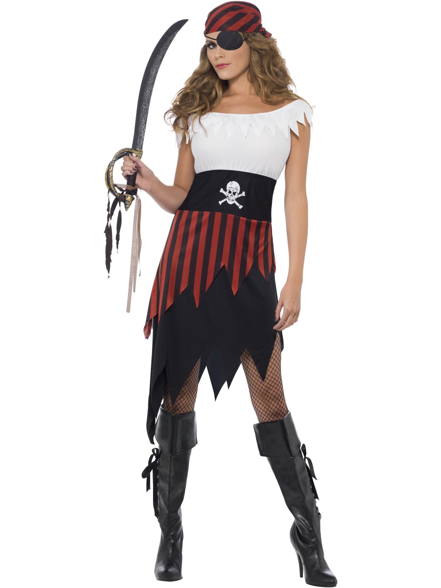 PIRATE WENCH COSTUME, ADULT