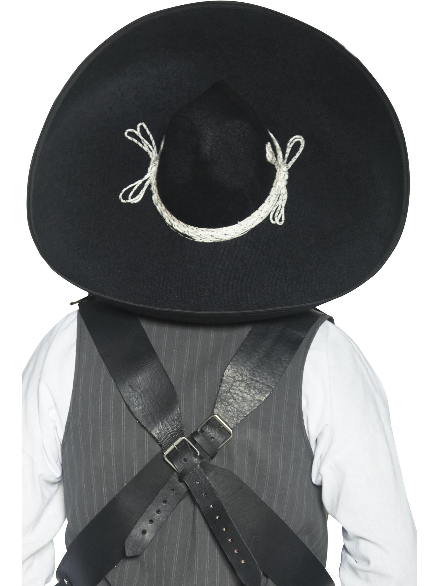 MEXICAN BANDIT SOMBRERO, ADULT - Image 2