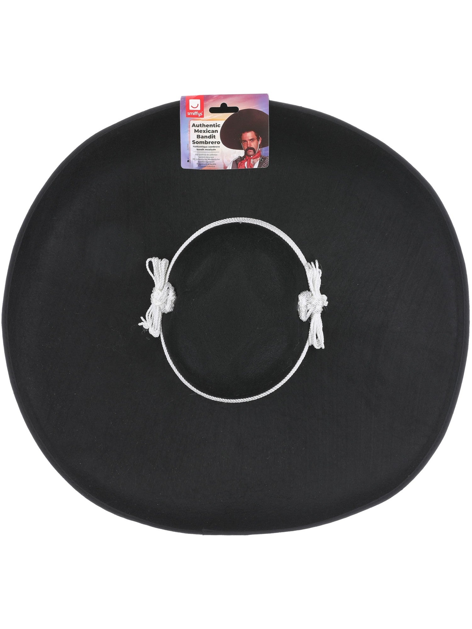 MEXICAN BANDIT SOMBRERO, ADULT - Image 3