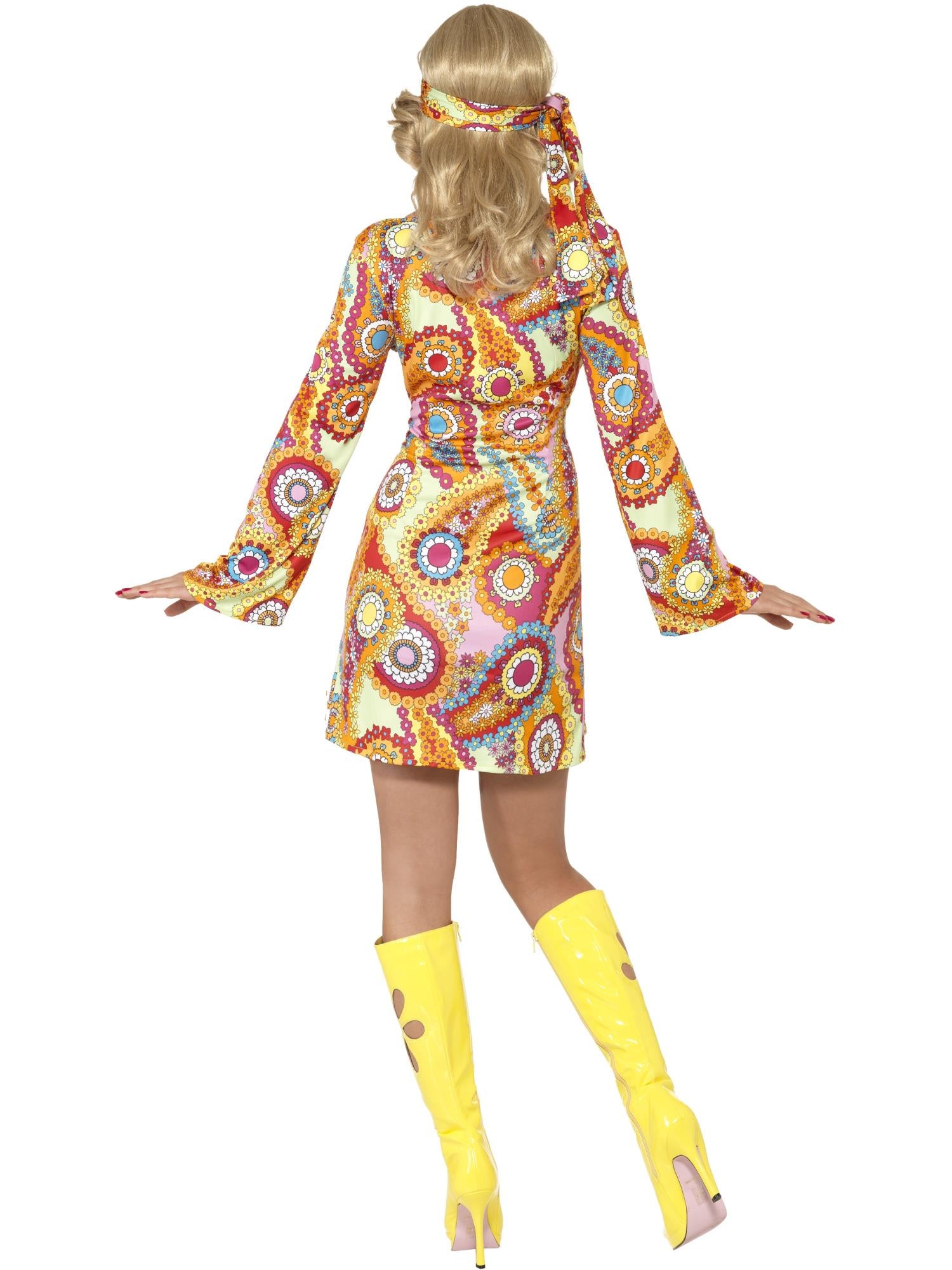 60S HIPPY COSTUME, ADULT - Image 3