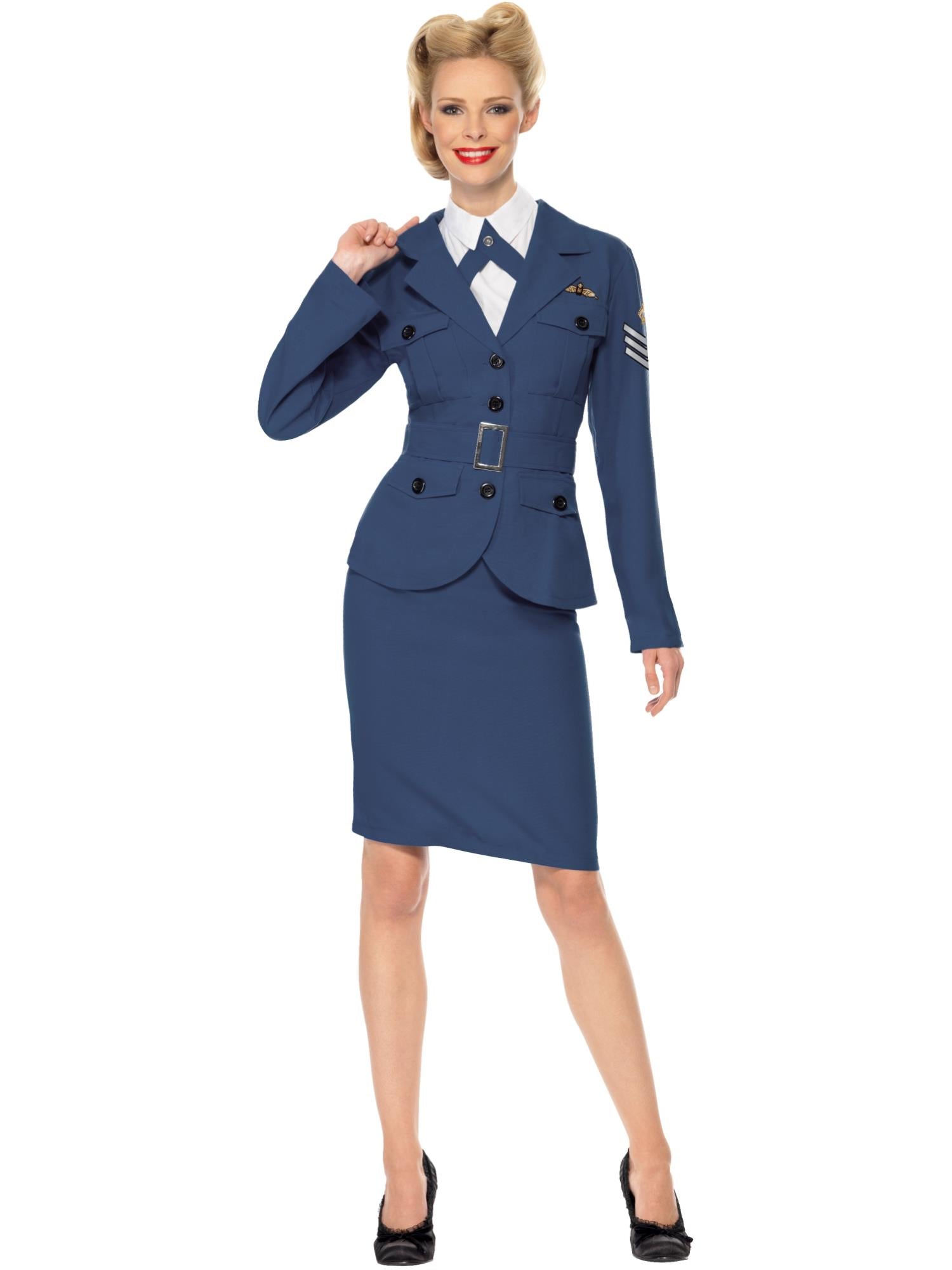 WW2 AIR FORCE FEMALE CAPTAIN, ADULT - Image 4