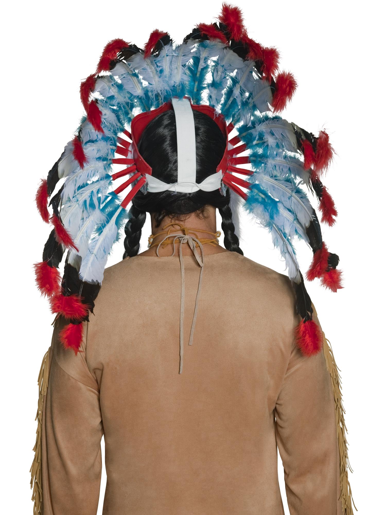 NATIVE AMERICAN HEADDRESS, ADULT - Image 3