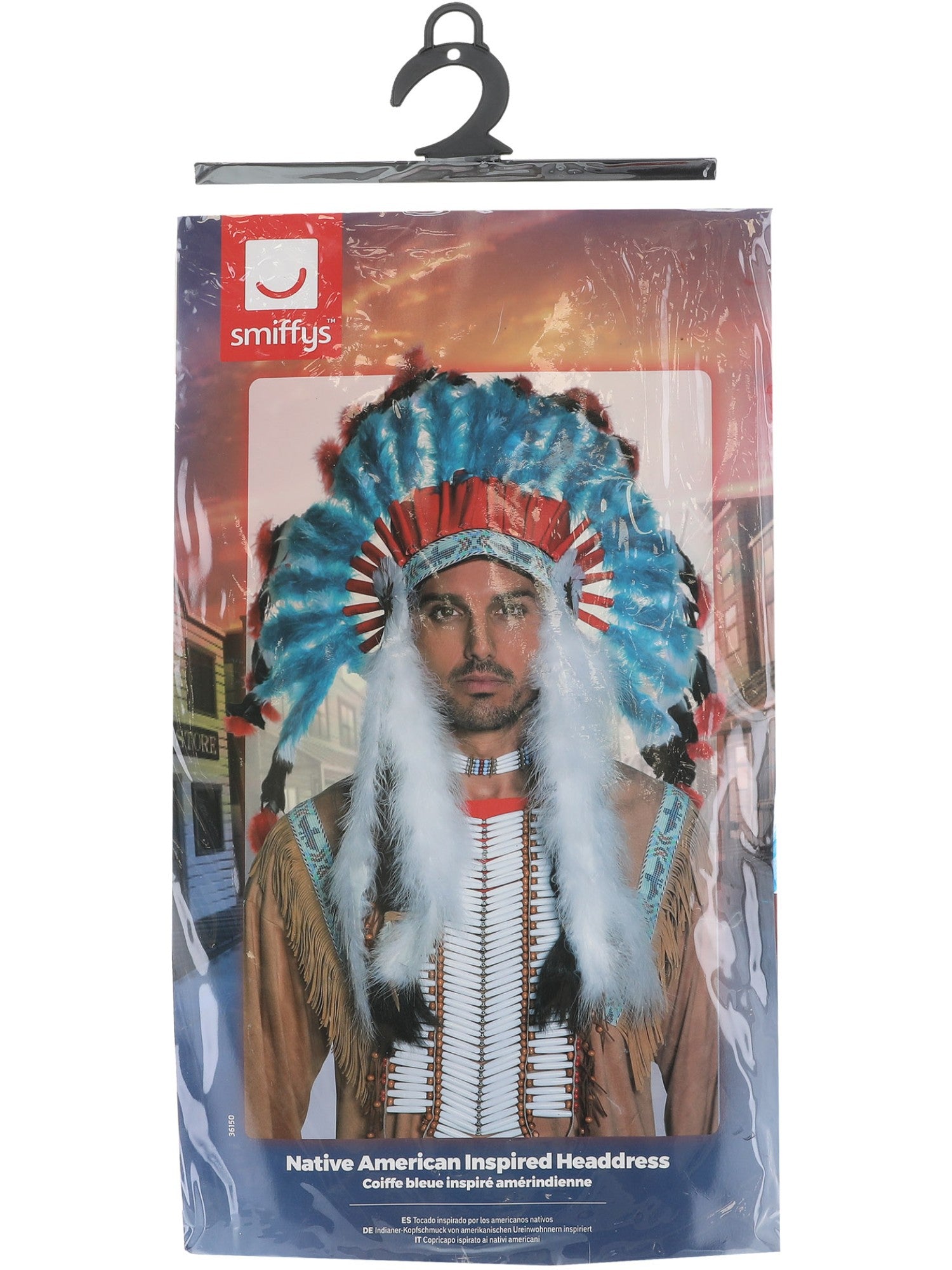 NATIVE AMERICAN HEADDRESS, ADULT - Image 4