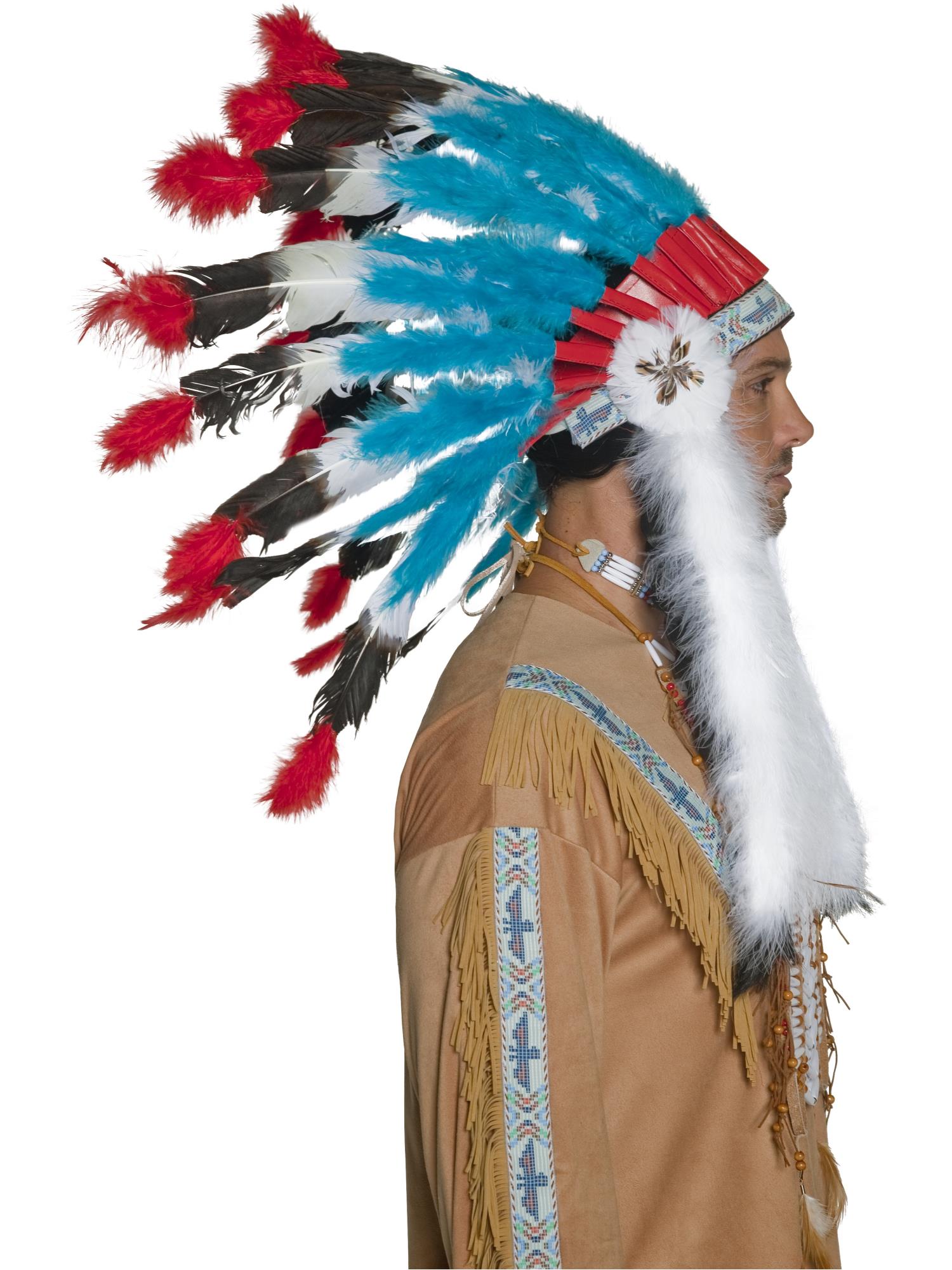NATIVE AMERICAN HEADDRESS, ADULT - Image 2