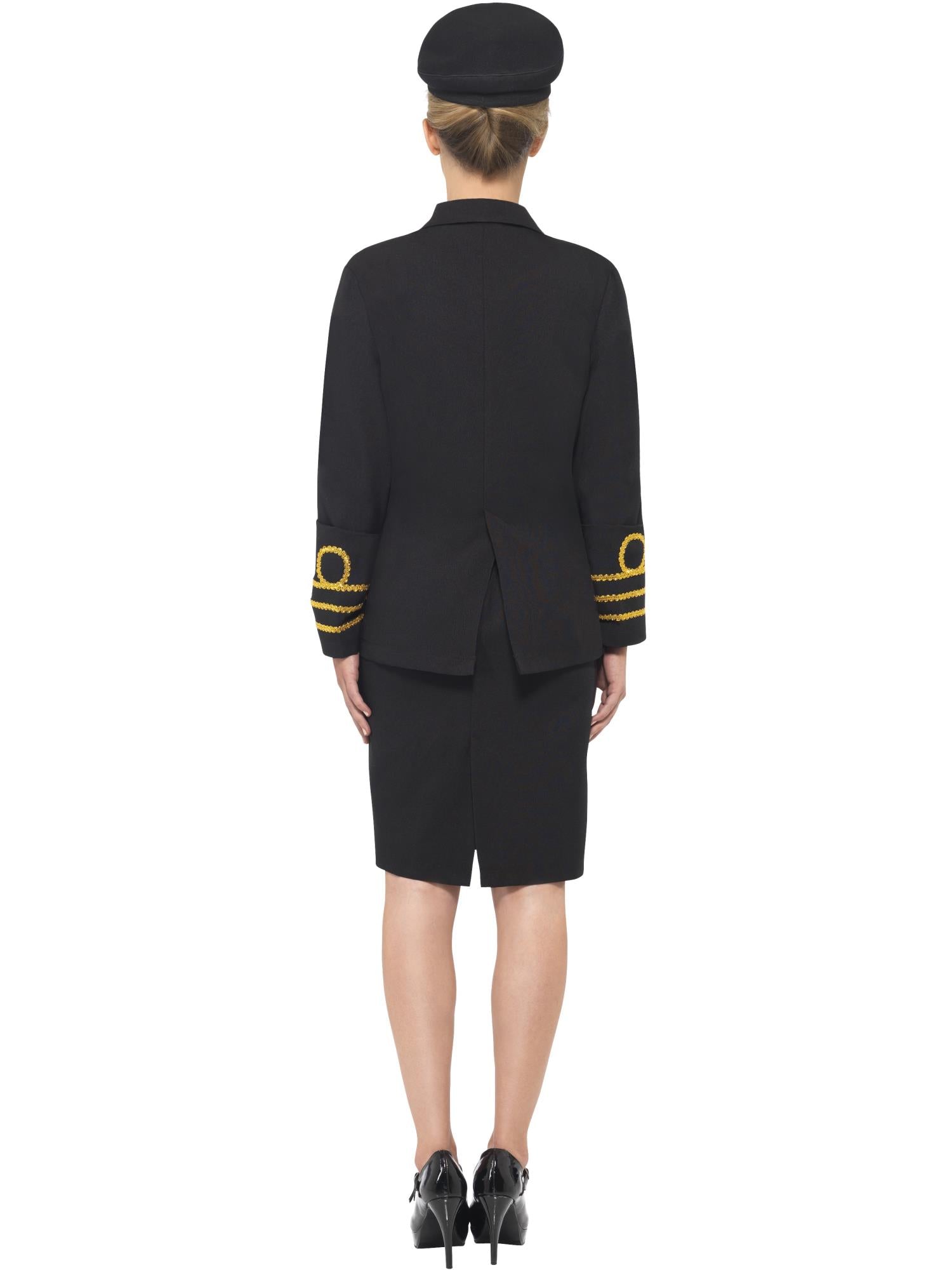 NAVY OFFICER FEMALE COSTUME, ADULT - Image 3