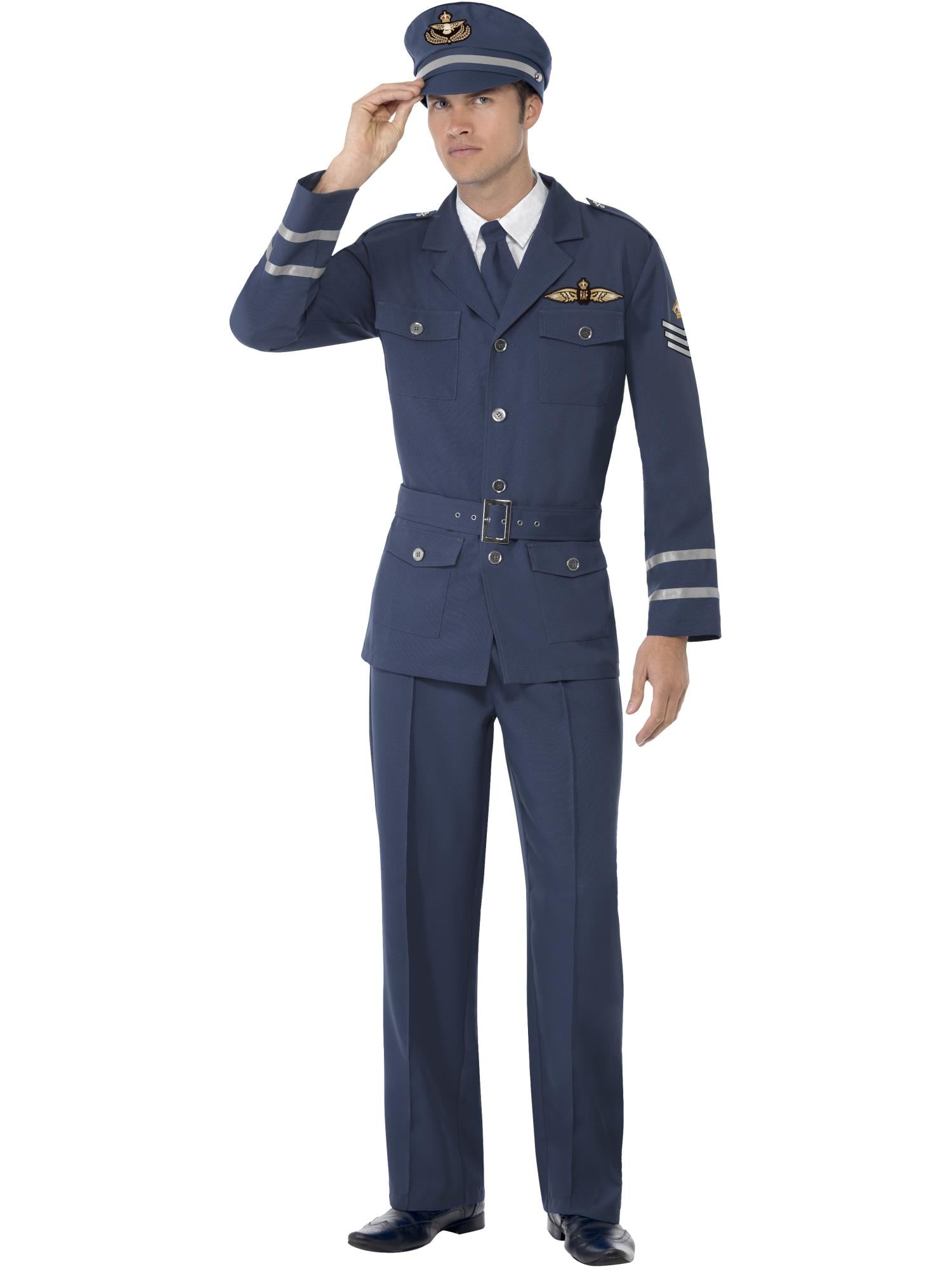 WW2 AIR FORCE CAPTAIN COSTUME, ADULT