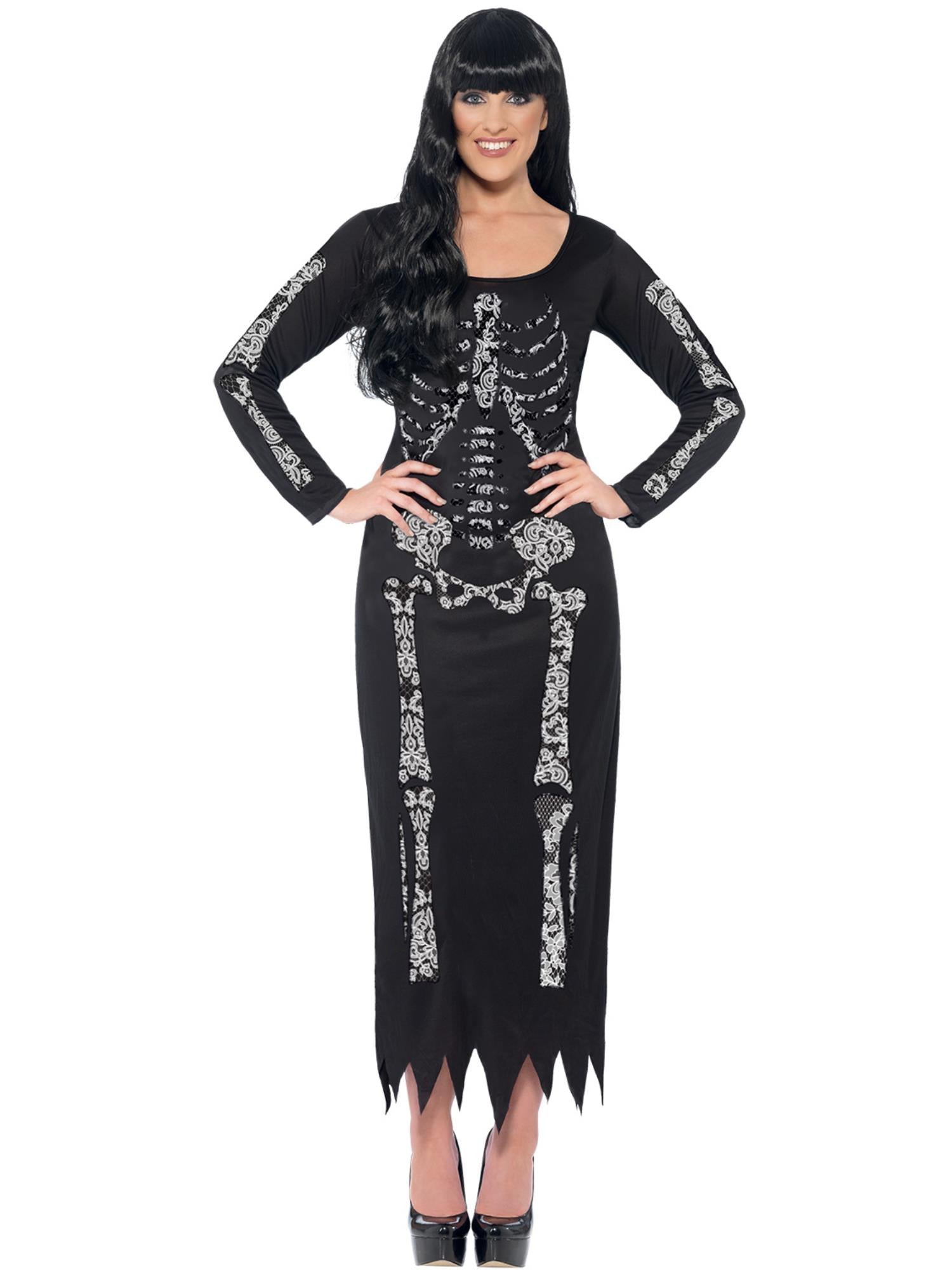 SKELETON COSTUME, WITH TUBE DRESS - Image 4