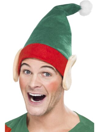 ELF HAT WITH EARS, ADULT