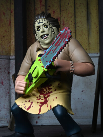 TEXAS CHAINSAW MASSACRE - TOONY TERRORS 50TH ANNIV. LEATHERFACE (BLOODY) - 6" SCALE ACTION FIGURE - Image 2