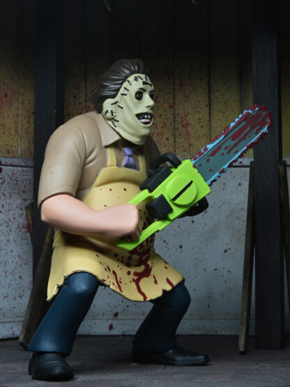 TEXAS CHAINSAW MASSACRE - TOONY TERRORS 50TH ANNIV. LEATHERFACE (BLOODY) - 6" SCALE ACTION FIGURE - Image 3