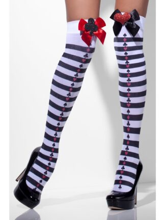 THIGH HIGHS - OPAQUE, BLACK & WHITE - ADULTS
