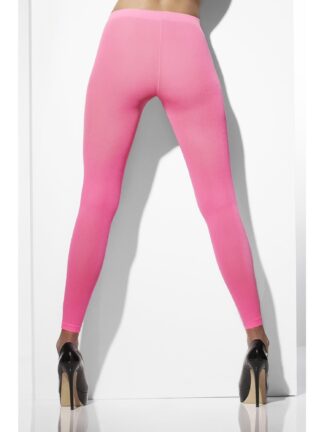 FOOTLESS TIGHTS - NEON PINK, ADULT
