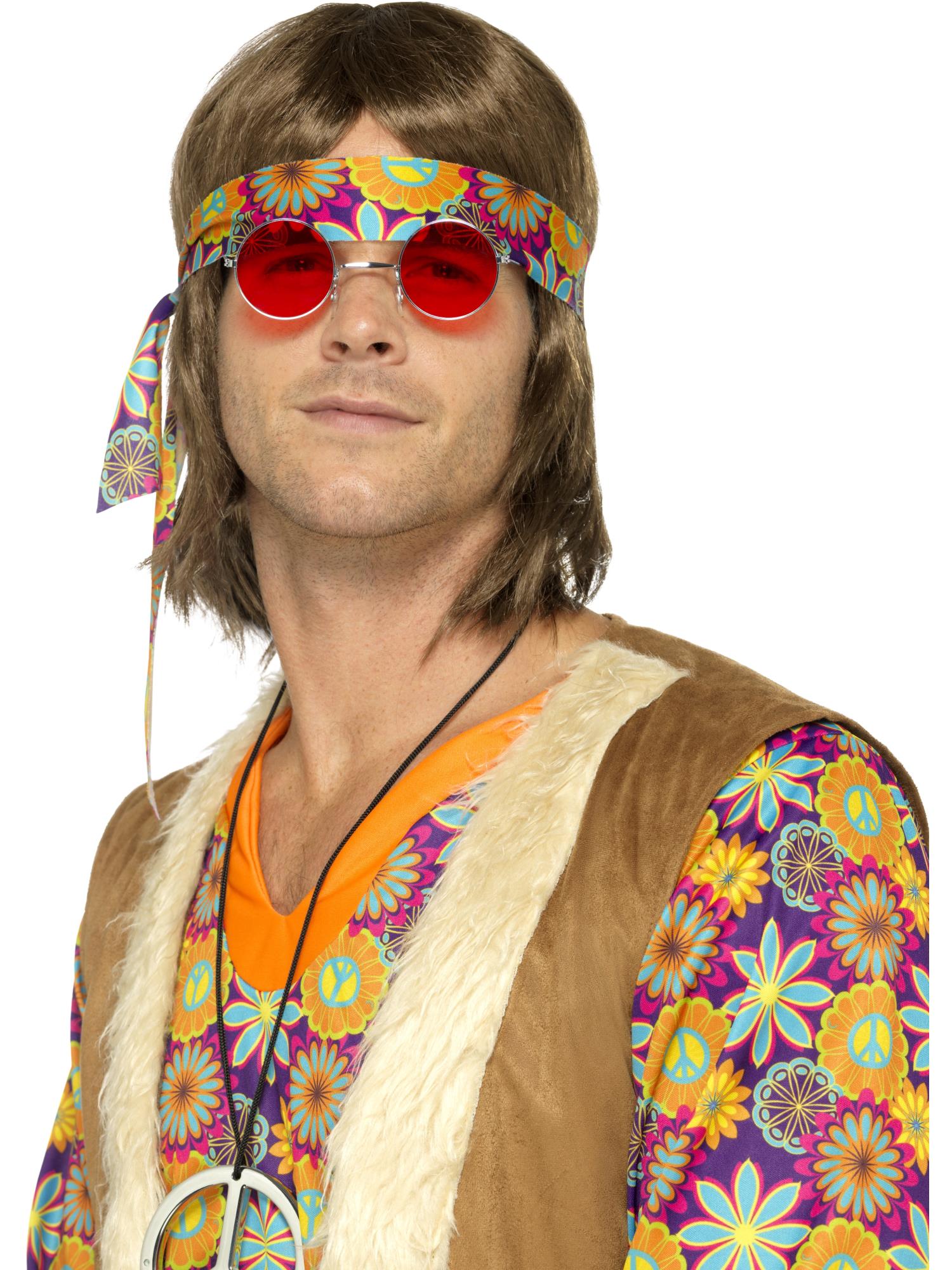 HIPPIE SPECS, RED, ADULT - Image 2
