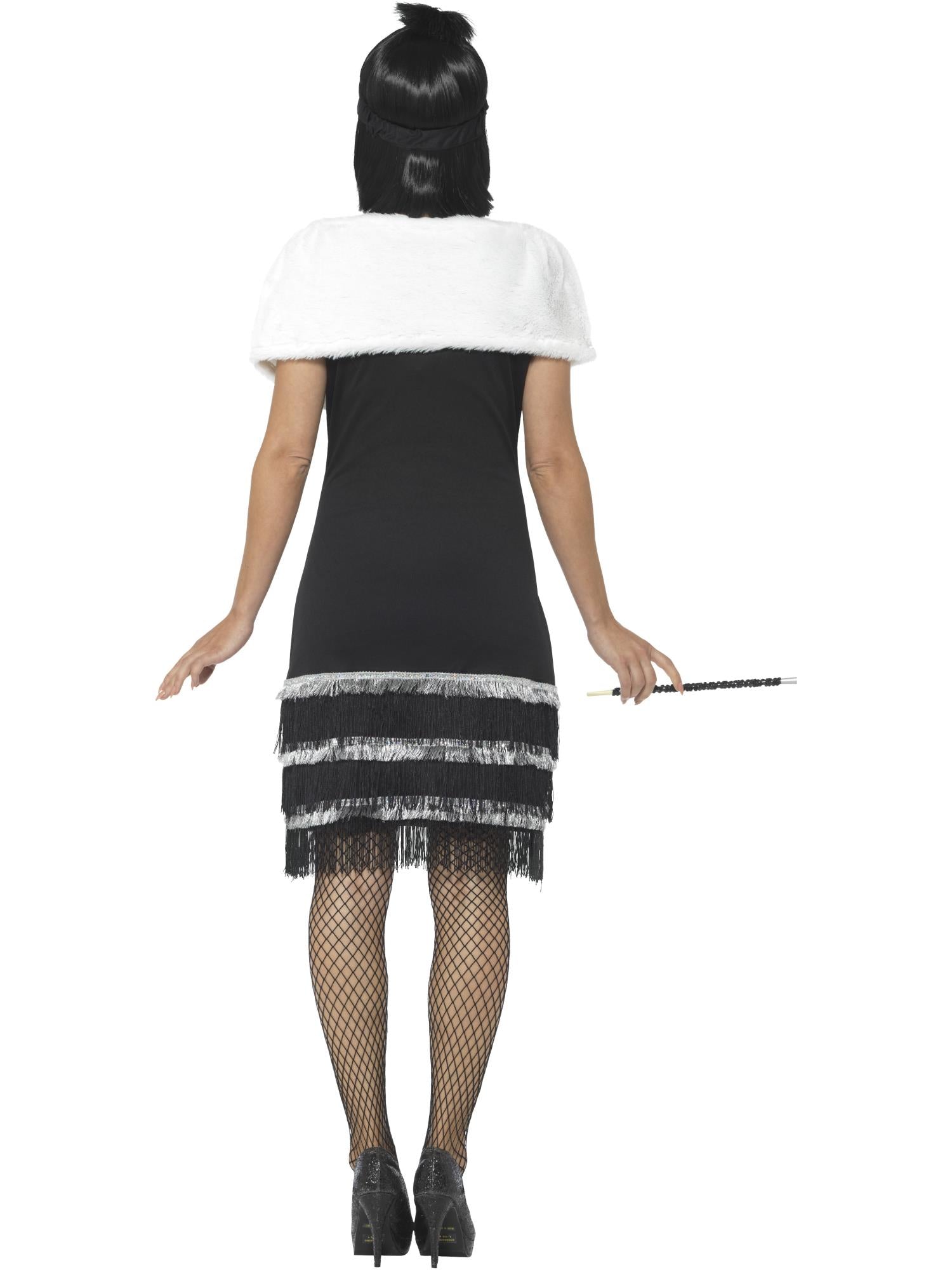 FLAPPER DELUXE COSTUME WITH STOLE, ADULT - Image 3