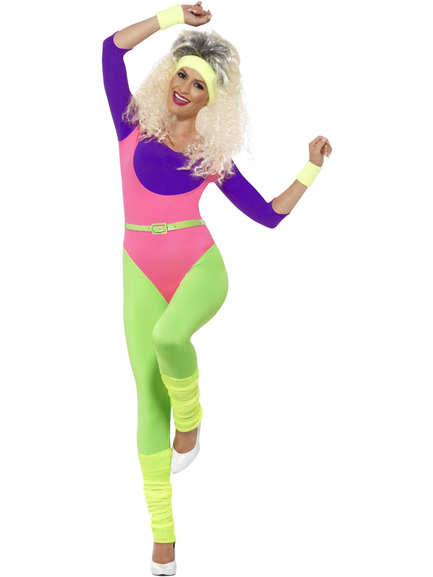 80S WORK OUT COSTUME, ADULT - Image 4