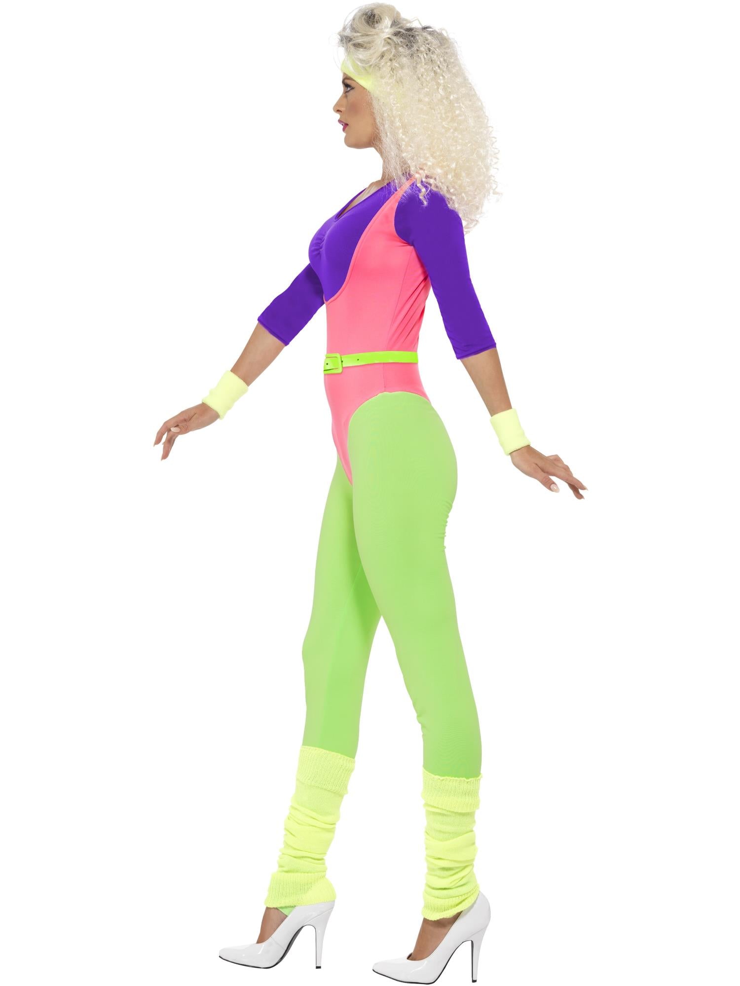 80S WORK OUT COSTUME, ADULT - Image 2